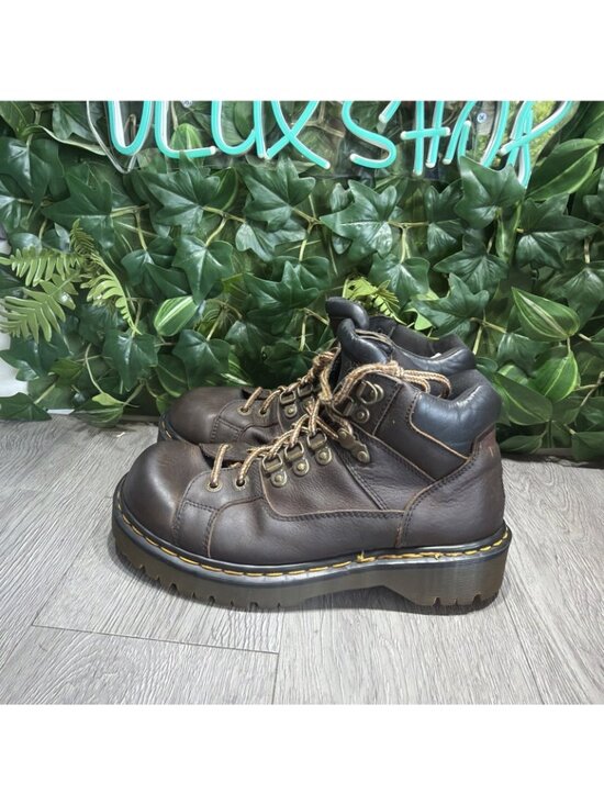 Vintage Dr Martens 9728 Grizzly Leather Boot US Men\'s 8  / Women\'s 9 Bark Brown main image 6